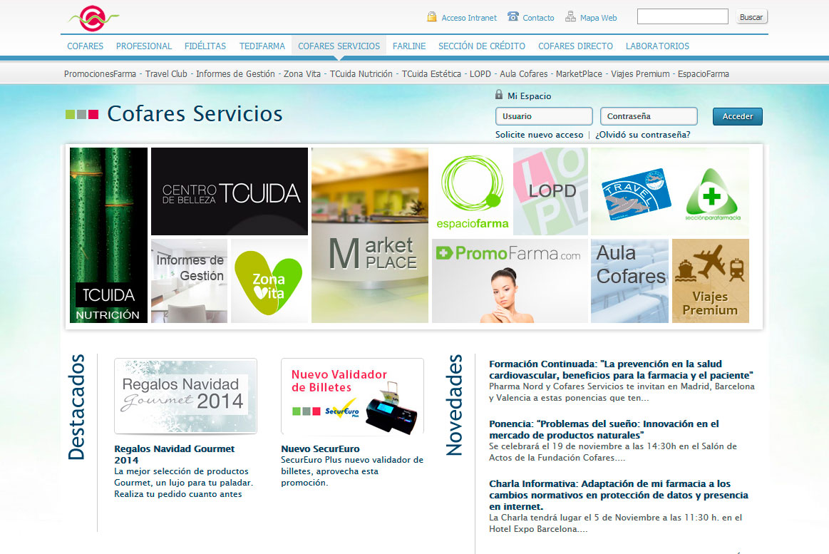 <strong>Home</strong> Cofares - Servicios - Home