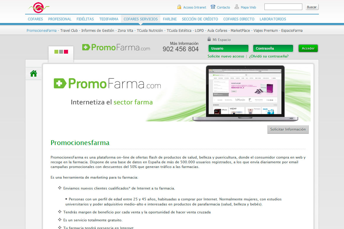 <strong>PromocionesFarma</strong> Cofares - Servicios PromocionesFarma