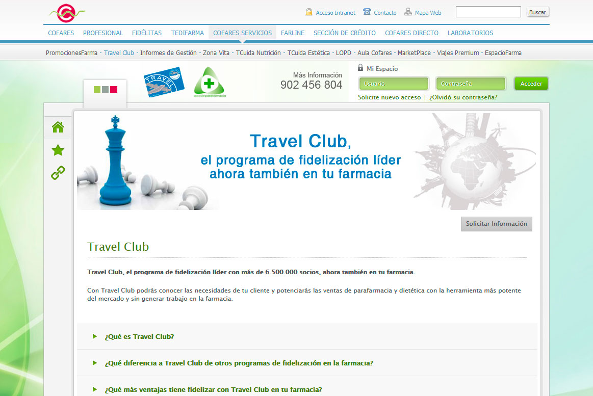 <strong>Travel Club</strong> Cofares - Servicios - Travel Club