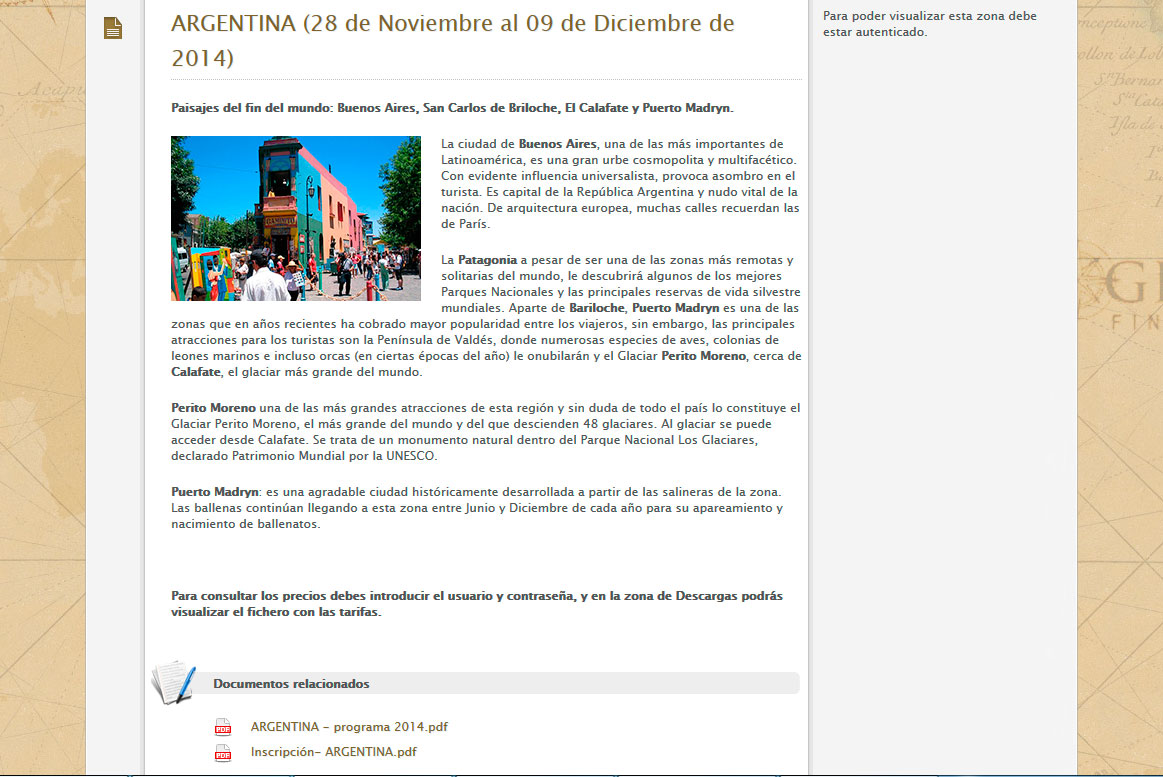 <strong>Viajes Premium - Detalle</strong> Cofares - Viajes Premium - Detalle