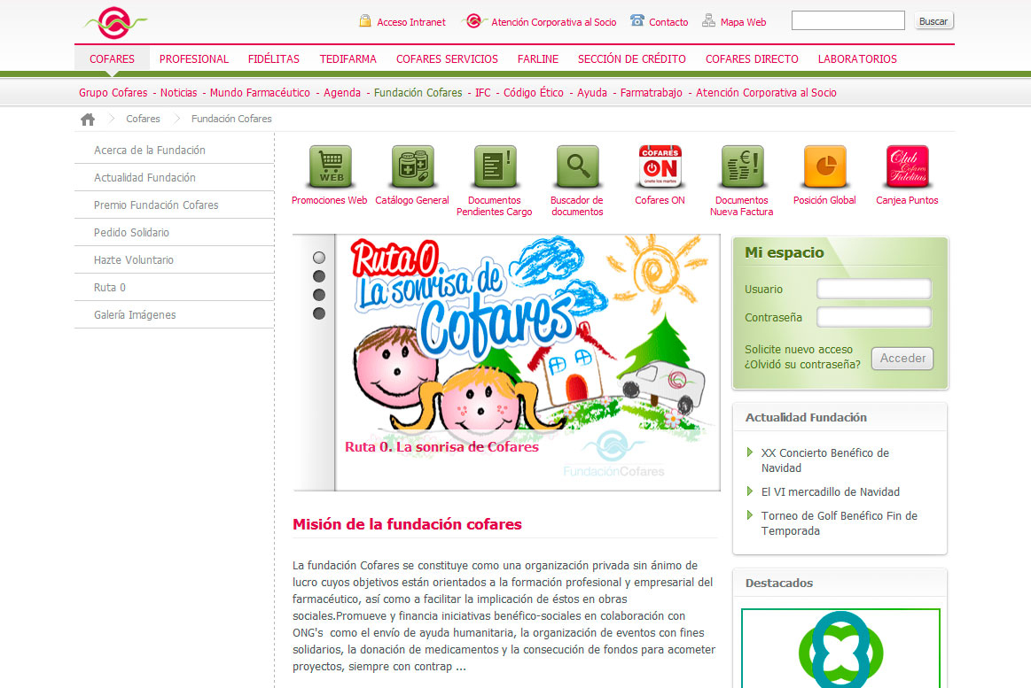 <strong>Subhome Fundación Cofares</strong> Cofares - Subhome