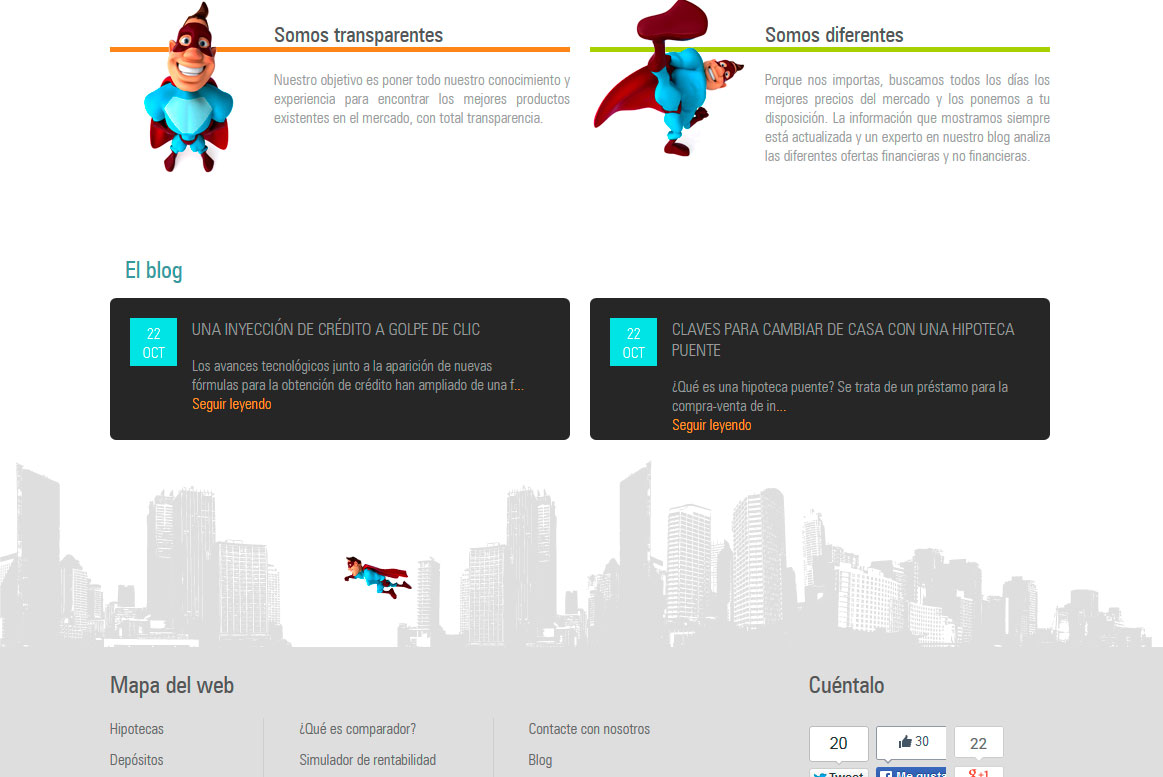 <strong>Página de inicio (2).</strong> Bankinter - Comparador - Home