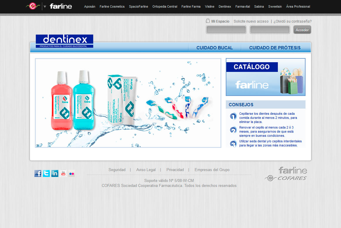 <strong>Dentinex - Home</strong> Cofares - Dentinex