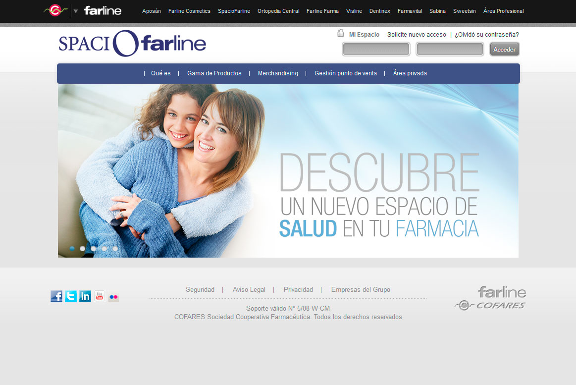 <strong>Spacio Farline - Home</strong> Cofares - Spacio Farline