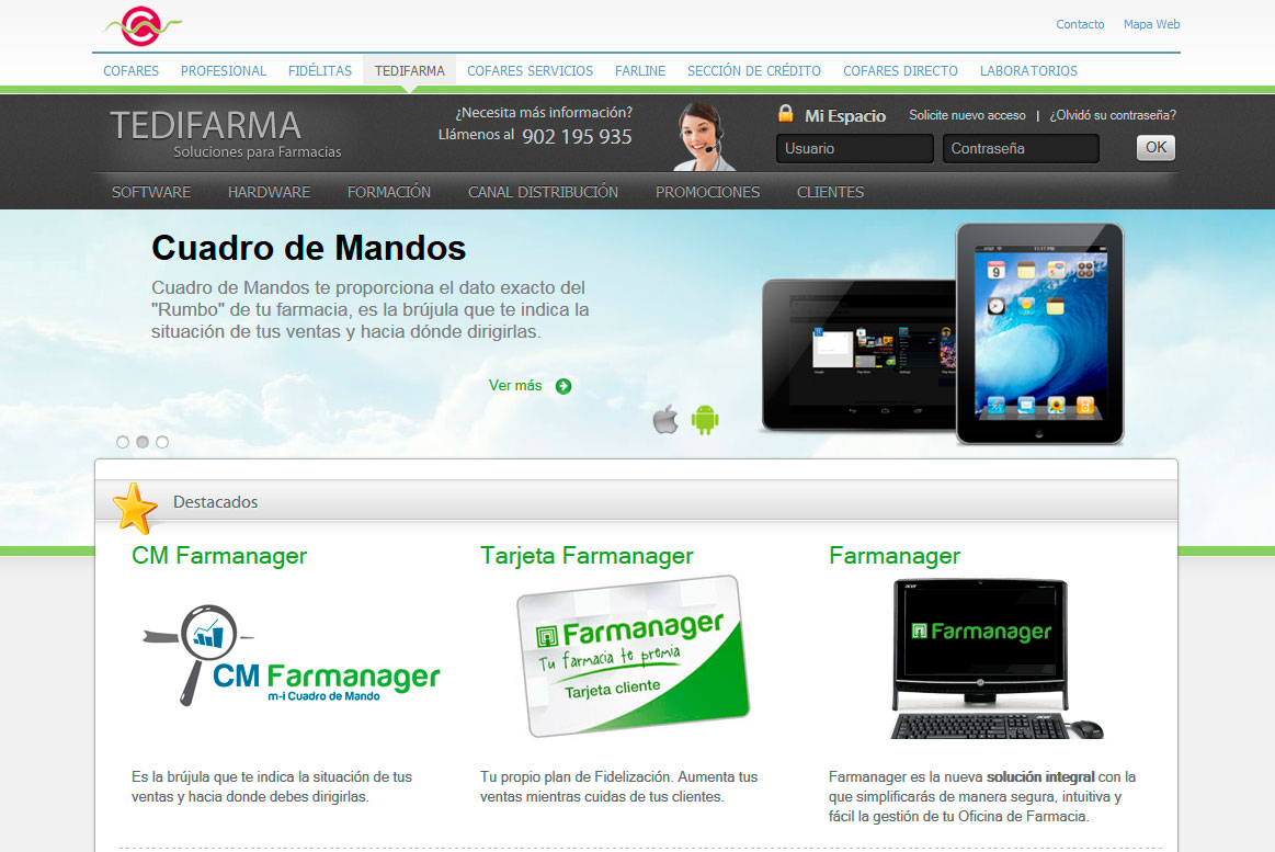 <strong>Home</strong> Cofares - Tedifarma - Home