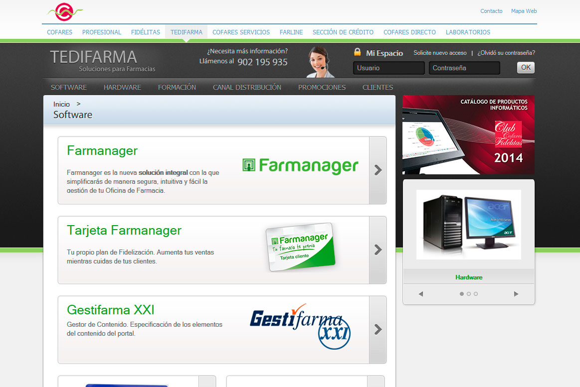 <strong>Software</strong> Cofares - Tedifarma - Software